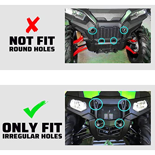 KUAFU Black Steel Front Bumper for Polaris Sportsman