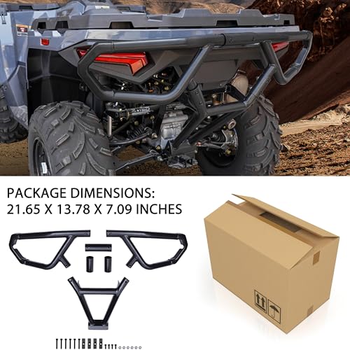 Polaris Sportsman 450/570 Steel Rear Bumper Guard