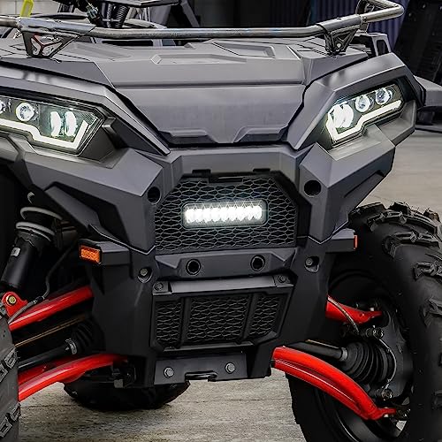 Polaris Sportsman Front Grill Screen with LED Light