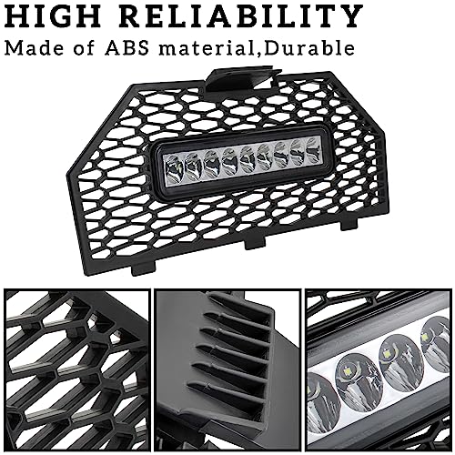 Polaris Sportsman Front Grill Screen with LED Light