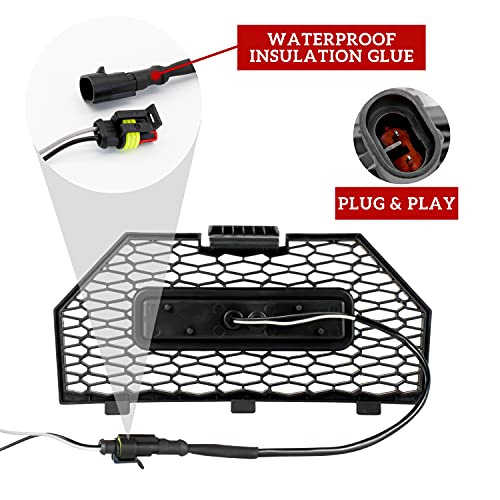 Polaris Sportsman Front Grill Screen with LED Light