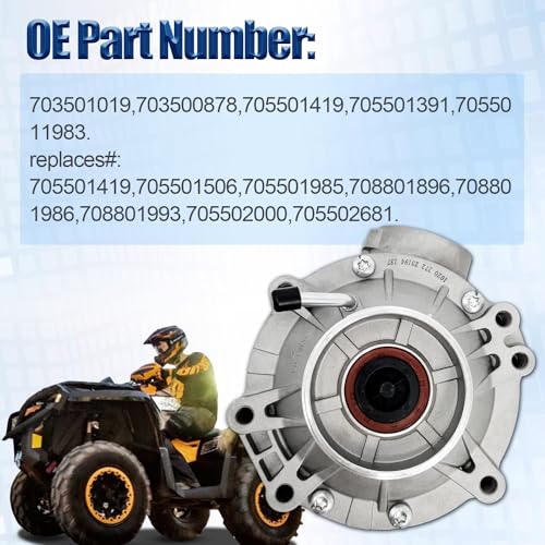 Blrack Rear Differential Assembly for Can-Am Outlander