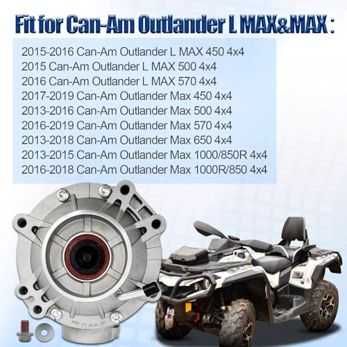 Blrack Rear Differential Assembly for Can-Am Outlander
