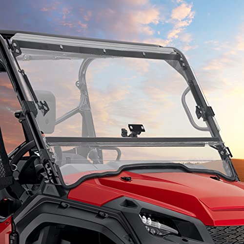 KEMIMOTO 3-IN-1 Flip Windshield for Pioneer 1000