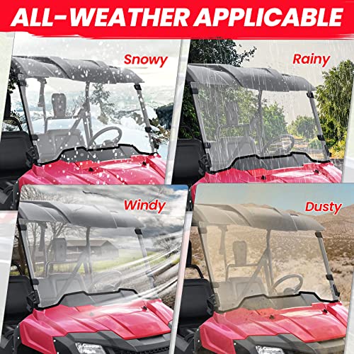 Pioneer 700 Scratch-Resistant Full Windshield