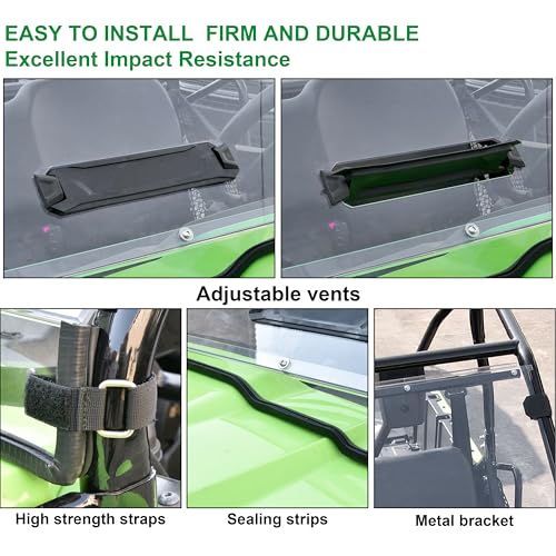 Honda Pioneer 520/500 Full Vented Windshield