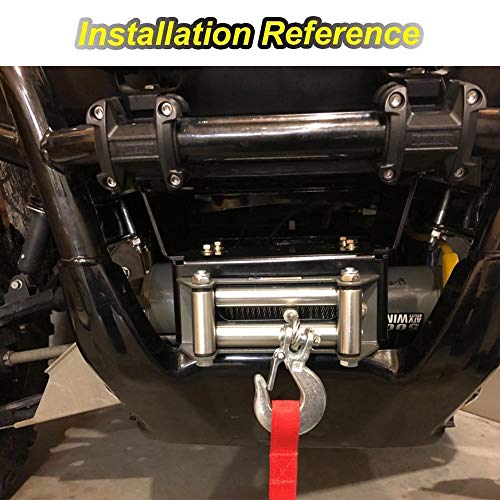 Front Bumper Winch Mount Plate for Honda Pioneer