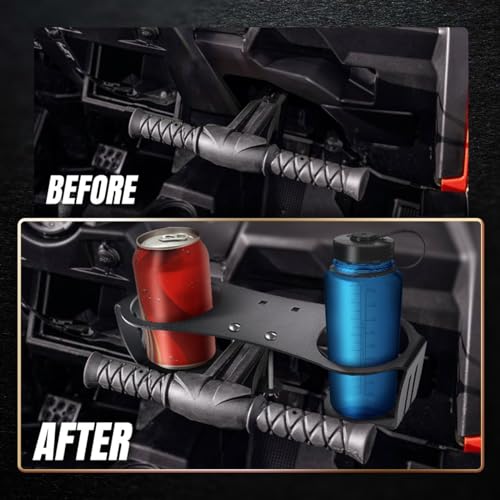 Canitu Black Grab Bar Dual Cup Holder