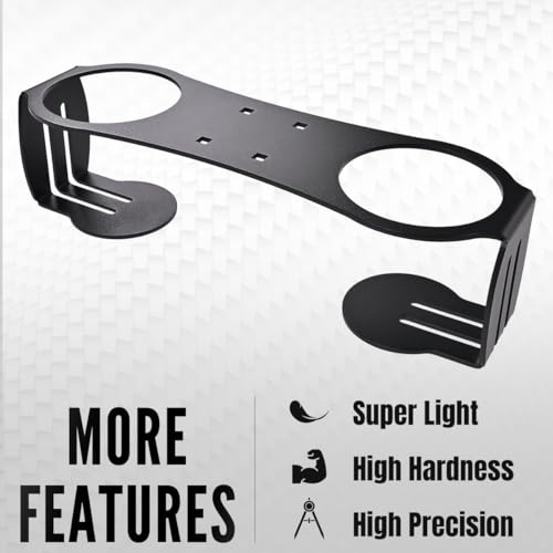 Canitu Black Grab Bar Dual Cup Holder