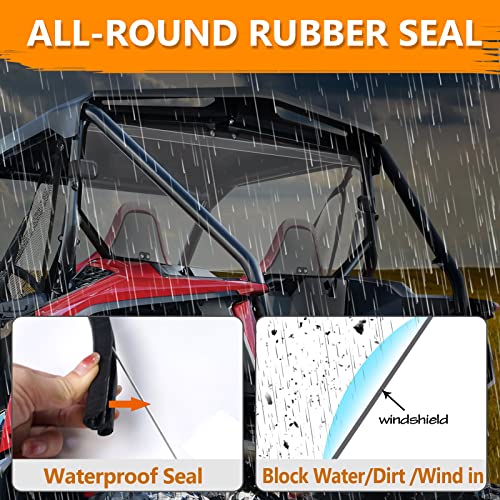 StarknightMT Talon 1000 Rear Windshield - Clear Polycarbonate