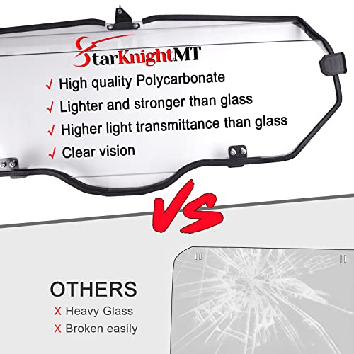 StarknightMT Talon 1000 Rear Windshield - Clear Polycarbonate