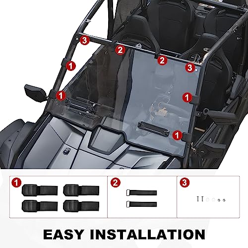 Honda Talon 1000 Full Vented Windshield - Clear