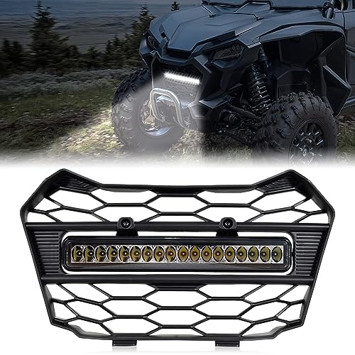 Front Mesh Grille with LED Light for Honda Talon