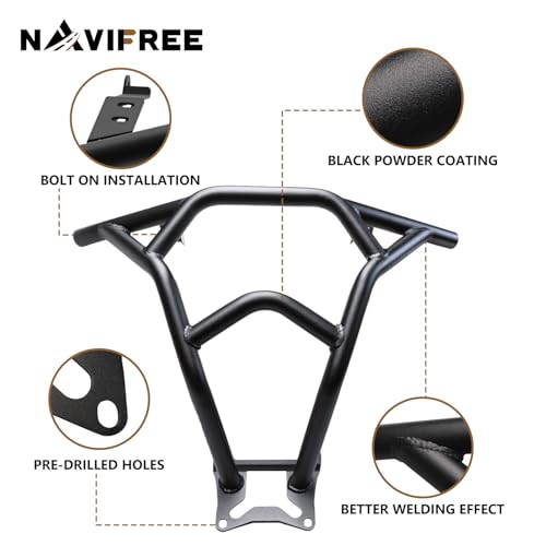 NAVIFREE Rear Bumper Brush Guard for Honda Talon