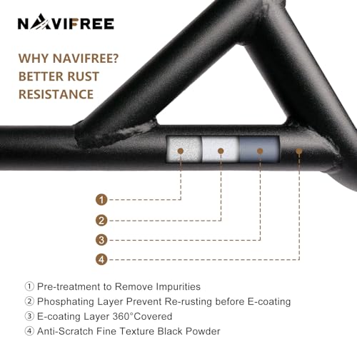 NAVIFREE Rear Bumper Brush Guard for Honda Talon