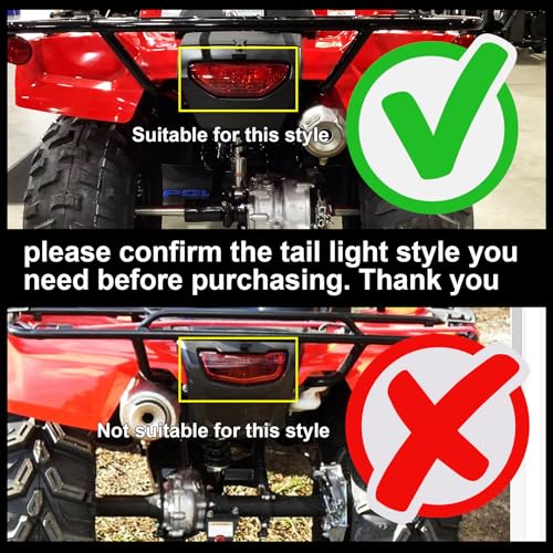 Waterproof LED Tail Light for Honda TRX