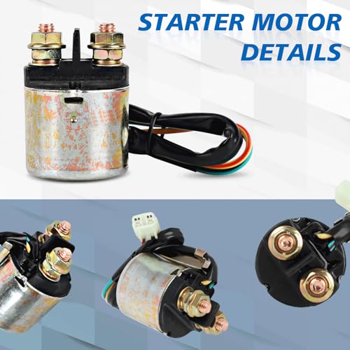 EvTok Starter Motor & Relay for Honda ATVs