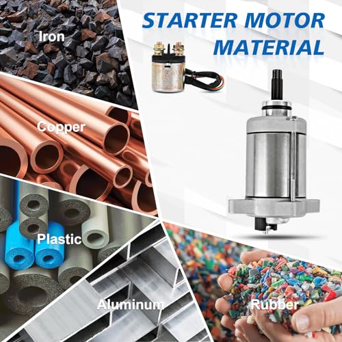 EvTok Starter Motor & Relay for Honda ATVs