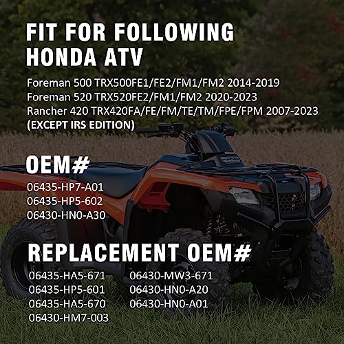 Semi-Metallic Brake Pads & Shoes for Honda ATV