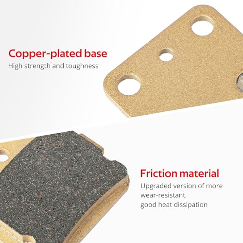 Semi-Metallic Front Brake Pads for Honda ATVs