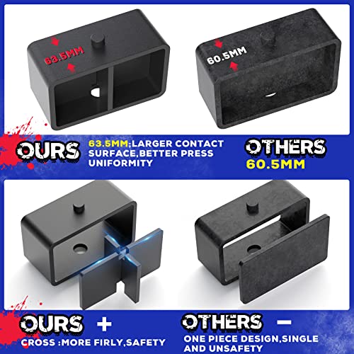 KSP 3" Rear Lift Blocks for Chevy Silverado