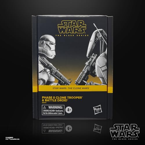 Black Series Clone Trooper & Battle Droid Action Figures