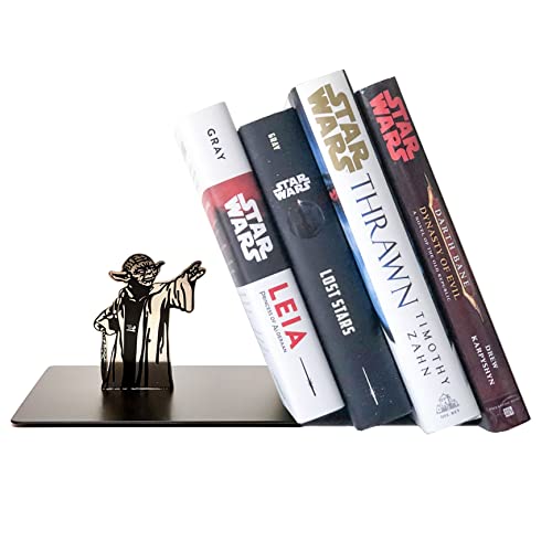Yoda Metal Bookend: Double-Sided Printing, Ideal Star Wars Gift