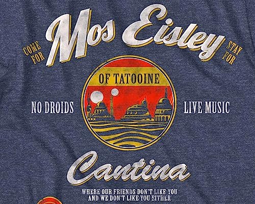 Mos Eisley Cantina Tatooine Men's Graphic Tee Navy