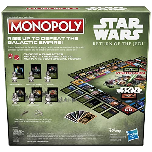 Monopoly: Star Wars Return of The Jedi Board Game