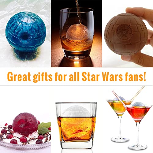 Death Star Ice Mold with Falcon Opener & Coaster