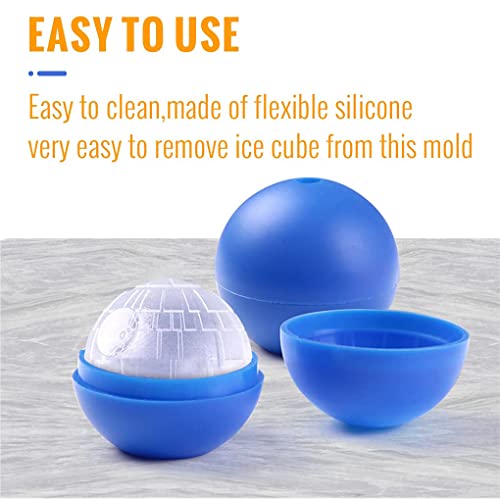 Death Star Ice Mold with Falcon Opener & Coaster
