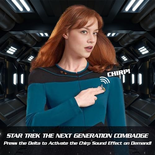Star Trek Chirping Communicator Badge - Gifts, Collectibles