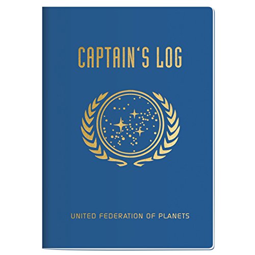 Star Trek Captain's Log Large Notebook - Geeky Gift