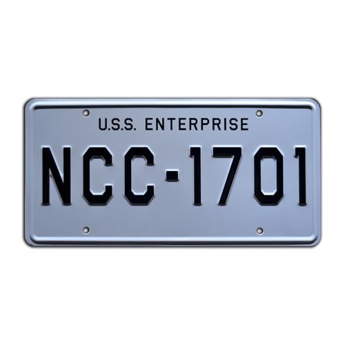 Star Trek License Plate - NCC-1701 - MetalStamped