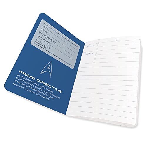 Star Trek Captain's Log Large Notebook - Geeky Gift
