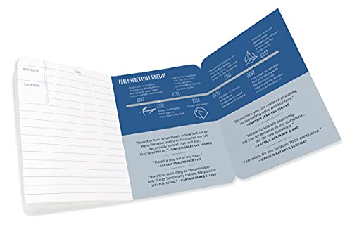 Star Trek Captain's Log Large Notebook - Geeky Gift