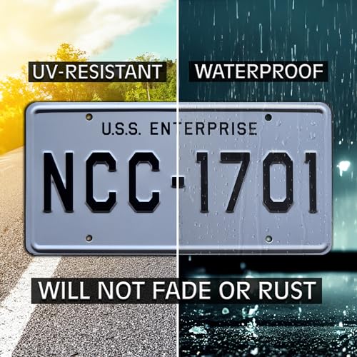 Star Trek License Plate - NCC-1701 - MetalStamped