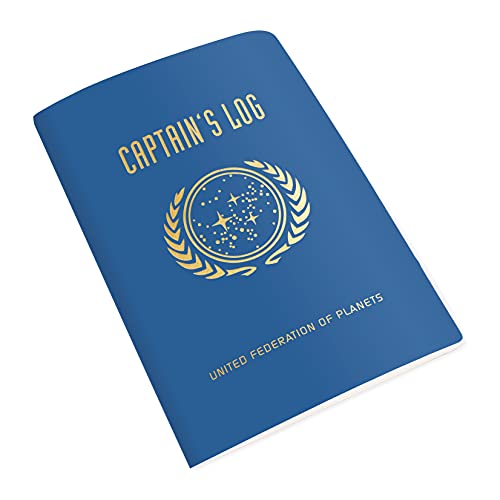 Star Trek Captain's Log Large Notebook - Geeky Gift