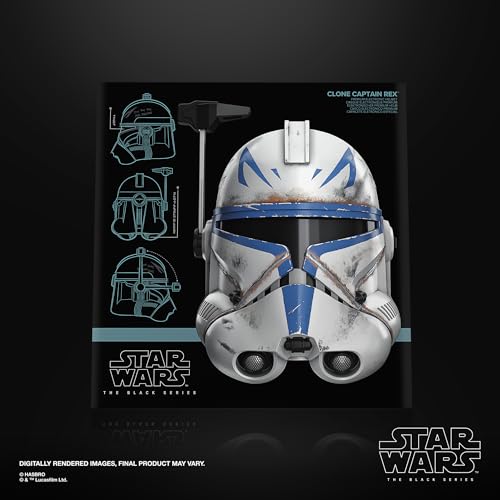 Clone Captain Rex Electronic Helmet, Ahsoka Roleplay, Ages 14+