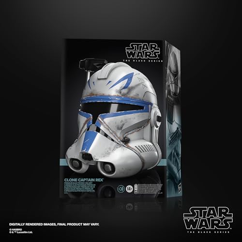 Clone Captain Rex Electronic Helmet, Ahsoka Roleplay, Ages 14+