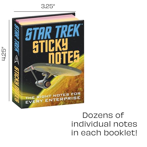 Star Trek Sticky Notes Booklet - Officially Licensed