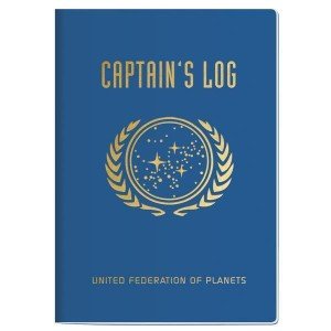 Star Trek Captain's Log Large Notebook - Geeky Gift