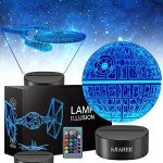 Star Wars 3D Lamp with Remote & Color Control