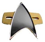 Star Trek Voyager Communicator Uniform Pin - Gold