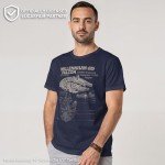 Millennium Falcon Detailed Drawing T-Shirt for Men
