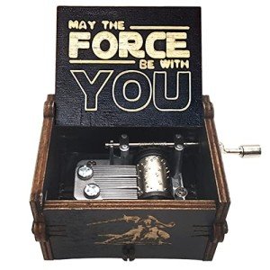 Star Wars Wooden Music Box - Hand Crank Fun