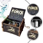 Star Wars Wooden Music Box - Hand Crank Fun