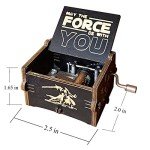 Star Wars Wooden Music Box - Hand Crank Fun