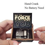 Star Wars Wooden Music Box - Hand Crank Fun