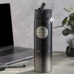 Stainless Steel 22 oz Death Star Water Bottle